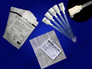 China Evolis A5021 Compatible Cleaning Kit/IPA Snap Swab/cleaning swab/pre-saturated swab/Card printer cleaning kit factory