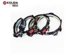 PU Leather Adjustable Dog Collar Nylon Material 150g With Black Color