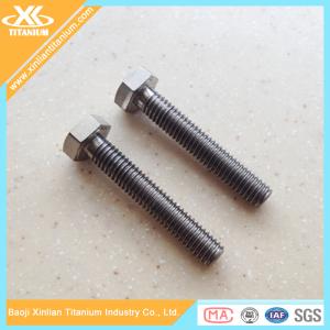 China Full Thread Titanium Hexagon Head Bolts factory