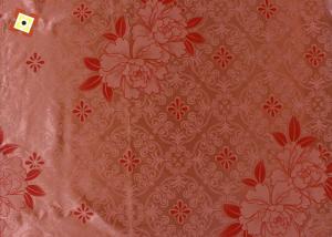 China Orange Mattress Quilting Fabric Woven Warp Knitting Printing factory