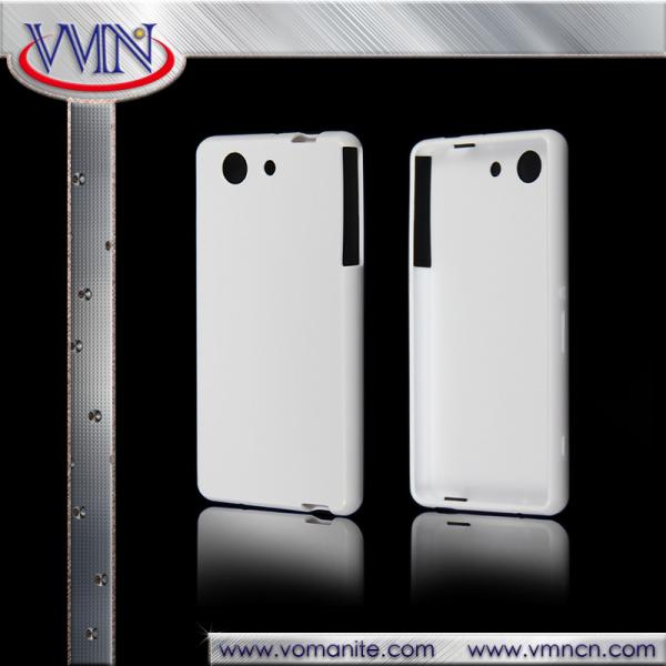 White TPU case for Sony Xperia Z3 Compact Cell phone soft case for Sony Z3 mini