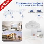 110-240V/50-60Hz Input Voltage 20 Inches White Fancy ABS Hidden Blades Remote