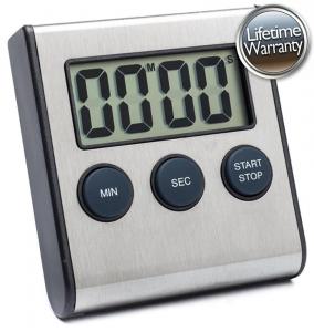 China Magnetic Digital Kitchen Timer With Clock Alarm Cooking Large Display Kitchen Timer on sale