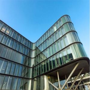 China Anodized Construction Structural Glass Curtain Wall Facade Spider Glass Exterior Curtain Wall factory