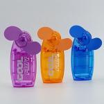 Mini fan transparent cabinet convenient outdoor small fan mini 4-inch battery