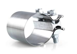 China Stainless Steel Butt Joint Exhaust Repair Clamp Perfect Sealing Muffer / Downpipe Clamp factory