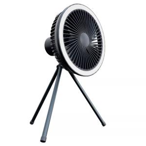 China LED Light Tripod Pedestal Fan Outdoor Multifunctional With Adjustable Power factory