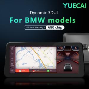 China 12.3inch Android 13 Qualcomm 680 8 Core Car Multimedia Player For BMW Series GPS Stereo With 3D UI Dual System factory