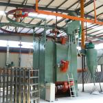Heavy Duty Shot Blast Cleaning Equipment Single Hook Type For Forging Parts