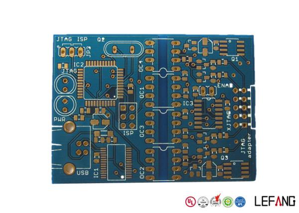 Blue Ink Medical Device PCB , General Pcb Board For Electronics Medical
