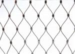 10x10cm Opening Stainless Steel 304 316 Woven Rope Mesh Balustrade
