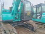 Low Hours Blue Custom Kobelco Excavator 14 Ton 0.57m3 Bucket Capacity