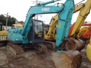 China 7 Ton USED EXCAVATOR , kobelco JAPAN SK75 EXCAVATOR factory