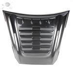 Matte Black Universal Bonnet Protector , Custom Bonnet Scoops