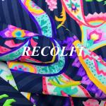 Activewear Fabric Made Of Plastic Ink Jet Digital Print Colors Fashion