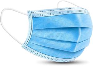 China non woven Disposable Earloop Face Masks Mouth Mask 175×95mm factory