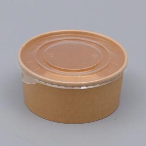 China Restaurant 1000ml Disposable Kraft Food Containers factory