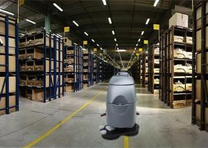 China Commercial Floor Scrubber Cleaning Machine With Automatic Anticollision Wheels factory