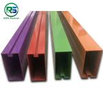 Decorative Multicolor Suspended Ceiling Metal Strips Tile Fireproof Square Tube