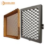 Commercial Building Decorated Materials Silver White Metal Mesh Wall Ceiling