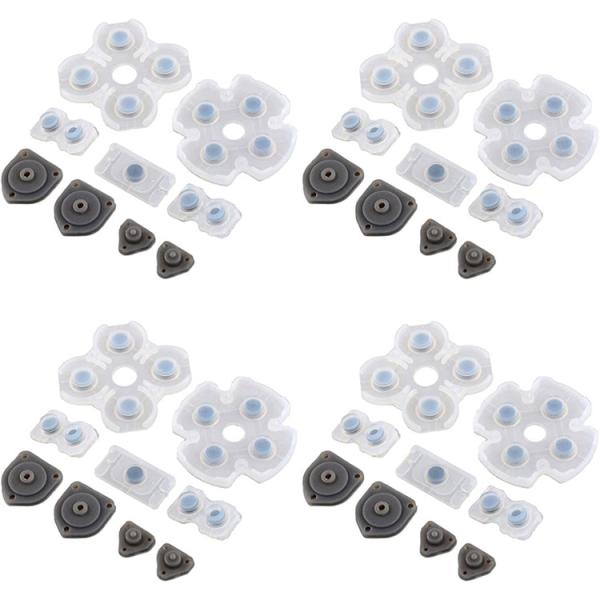 5 Sets Silicone Conductive Rubber Pads Replacement For Playstation 4 Ps4