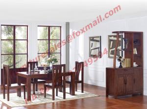 China Rectangular Table made by Solid Wooden in Dining Room Set factory