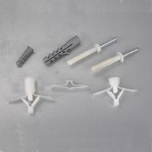 China M6-8 White Plastic / Nylon Molded Parts Anchor M6-16 For Fixing Concret factory