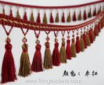 Handmade fashionable chain beads lace tassels fringes for curtain/sofa/pillow