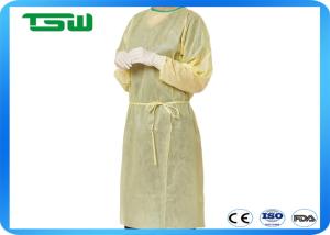 China 40gsm Single Use 115*137cm Nonwoven Isolation Gown factory