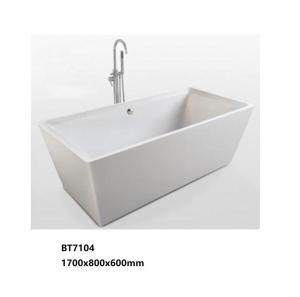 China Customized Indoor Acrylic Freestanding Soaking Tub / Small Stand Alone Bathtubs factory