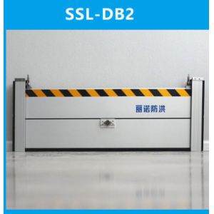 China Retractable without construction aluminium alloy flood baffle for Hospitals on sale