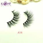Gorgeous 3d Real Natural Mink Eyelashes Densed Black Cotton Band No Harm