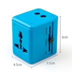 Universal Travel Plug Adapter With Type C Smart USB Charger Electrical