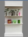 Metal Supermarket Display Racks Retail Store Shelving Storage Single - Sided