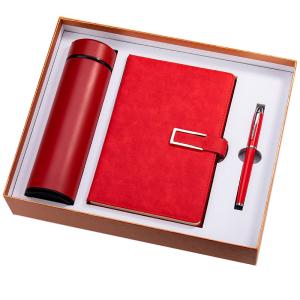 China Custom Logo Luxury Diary And Pen Gift Set Reusable Multifunctional factory