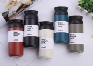 China Portable Sports Outdoor Ceramic Mug Stainless Steel Thermos Cups Double-Walled Thermal Cup factory