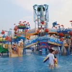 Outdoor Aqua Playground Water House Structures, Water Park Equipment OEM