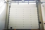 Speed 1.0m/s Exterior Security Industrial Sectional Doors Rolling Back Model
