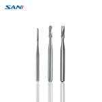 Sliver Dental Milling Burs , Tungsten Steel Endodontic Burs