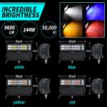 144W Light Bar For Truck