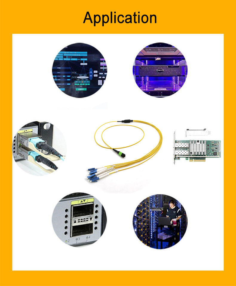 Best Price MPO Female to 8 12 24 Cores LC UPC Single Mode Breakout Cable