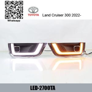 China Toyota Land Cruiser 300 DRL LED Daytime driving turn signal Lights factory aftermarket factory
