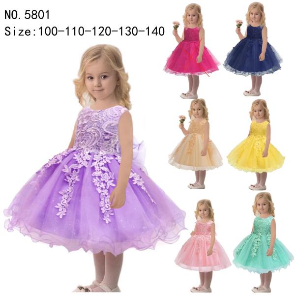 girl's princess dress evening dress wear party dress ready goods ready to ship