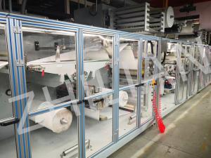 China Nursing Pad Under Pad Machine 200m / min 350 m / min factory