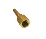 100mm Dive Brass Tube Fitting Welded For Pressure Gage