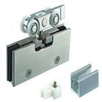 Hotel Sliding Barn Door Tempered Glass Stripe Frost Clear Insulated