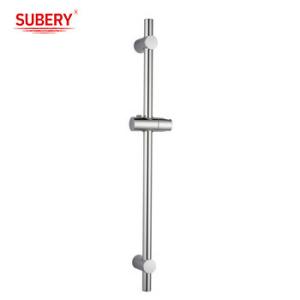 China Chrome Round Classical Shower Holder Bar Bathroom SUS304 3 Function ABS Plastic Handshower Hose factory