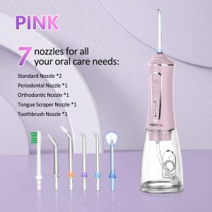 China Customized Logo Water Dental Flossers Cordless Teeth Cleaning Electric Water Pick Jet Oral Irrigator factory