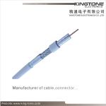 Tri - Shield RG6 Coaxial Cable 18 AWG CCS 77% Aluminum Braiding for CATV MATV