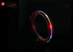 Red / Blue / Green Eco - Friendly Nylon Flashing Pet Collar For Doggie